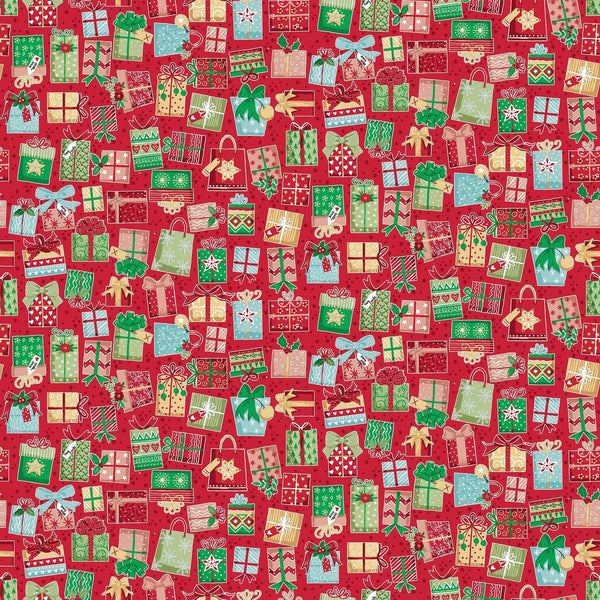 Christmas Wishes - Gifts Galore Red