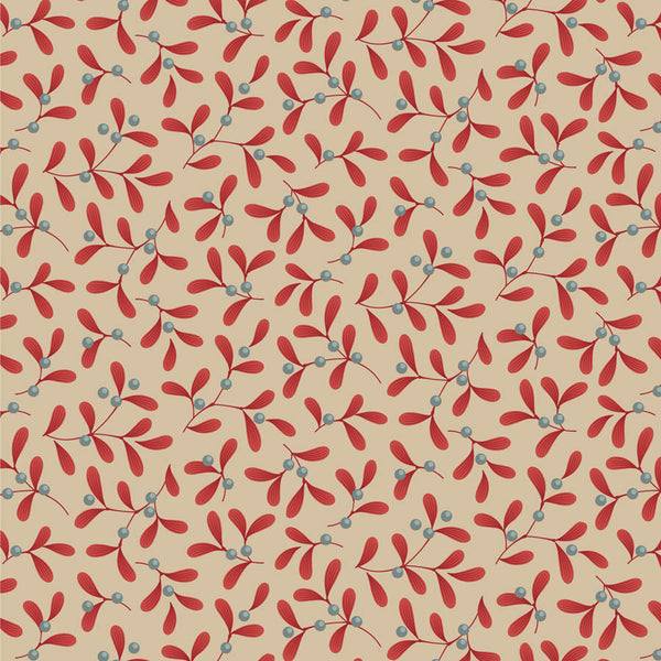 Tilda Merry Little Christmas - Mistletoe Red