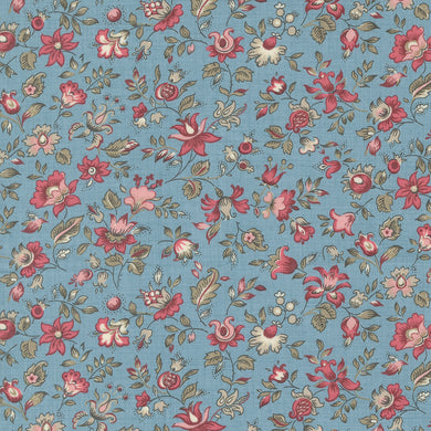 Antoinette - Picardie Floral - French Blue