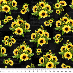 Sunshine & Sunflowers Poems in Black