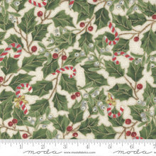 Load image into Gallery viewer, Merry Manor Metallic - Candy Cane Berries - Cream
