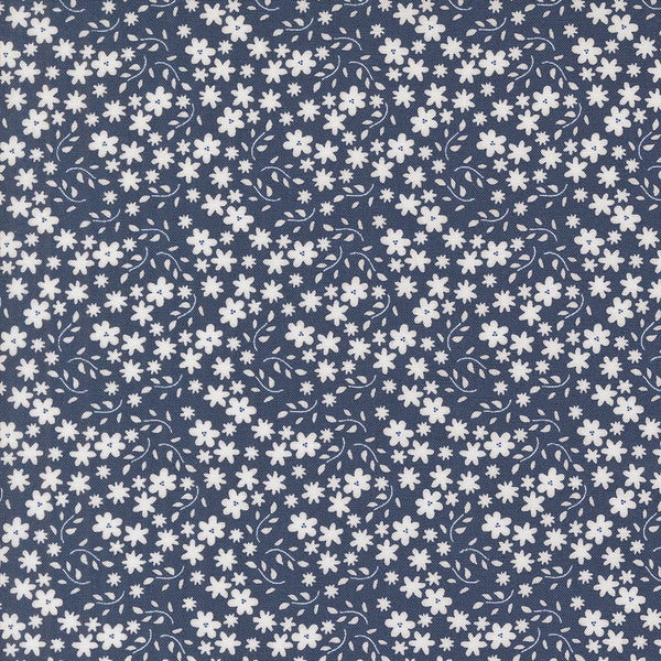 Raspberry Summer - Small Floral - Blueberry