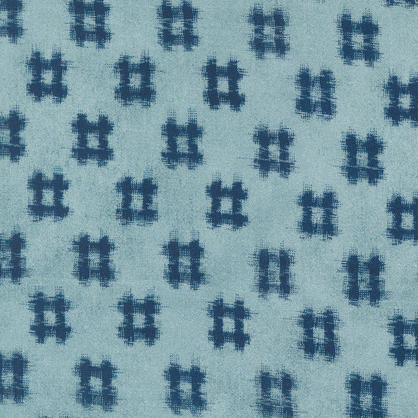Indigo Blooming - Bara Ikat - Water