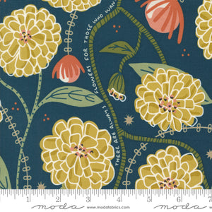 Imaginary Flowers - Matisses Garden - Midnight