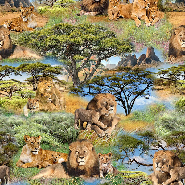 Serengeti Plains - African Pride Lions