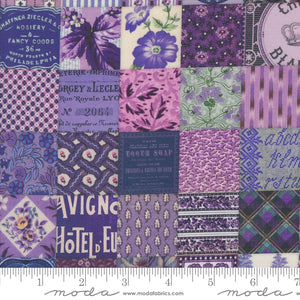 Curated in Color - Patchwork Purple