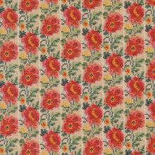 Load image into Gallery viewer, Curated in Color - Beaded Flowers Red