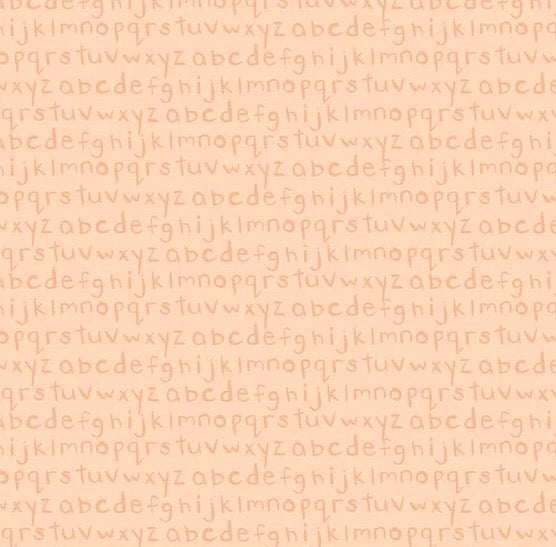 Bunny Love - Alphabet Apricot