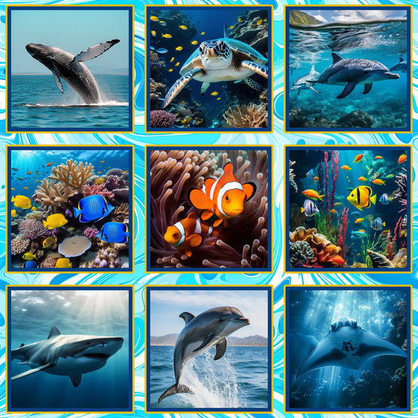 Marine Marvels Block Panel