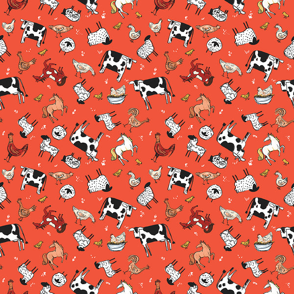 Farm Livin' - Animal Toss Red