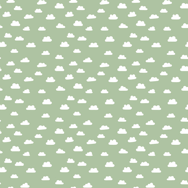 Baby Girl - Clouds Green