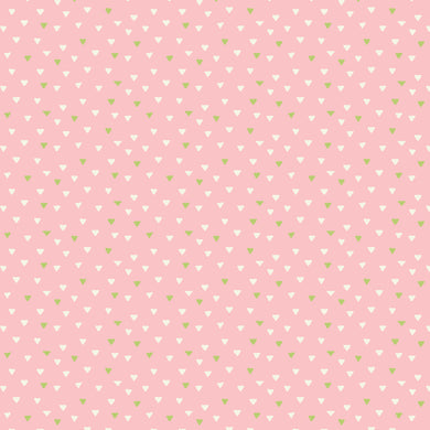 Playful Spring - Tiny Hearts on Pink