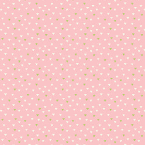 Playful Spring - Tiny Hearts on Pink