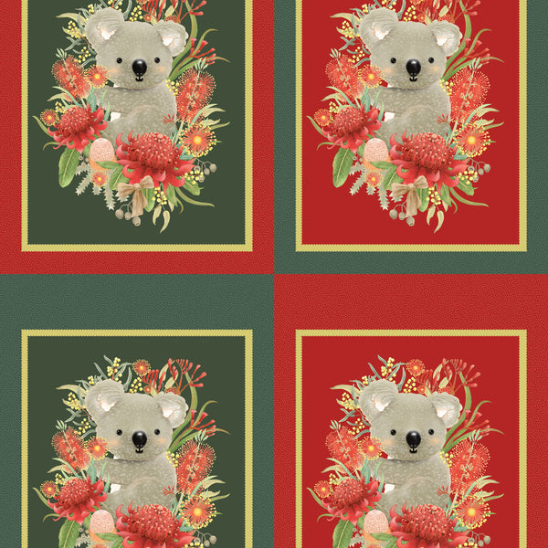 Jen Digital Christmas - Koala Panel