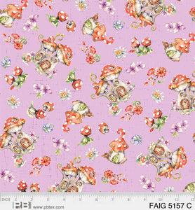 Fairy Garden - Toadstools Pink