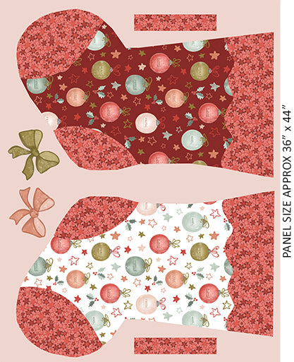 A Vintage Christmas Stocking Pink