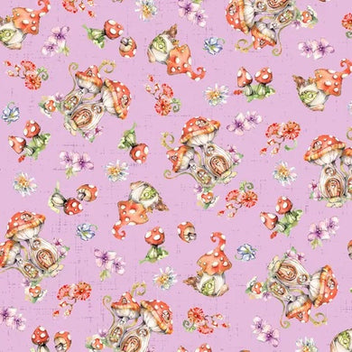 Fairy Garden - Toadstools Pink