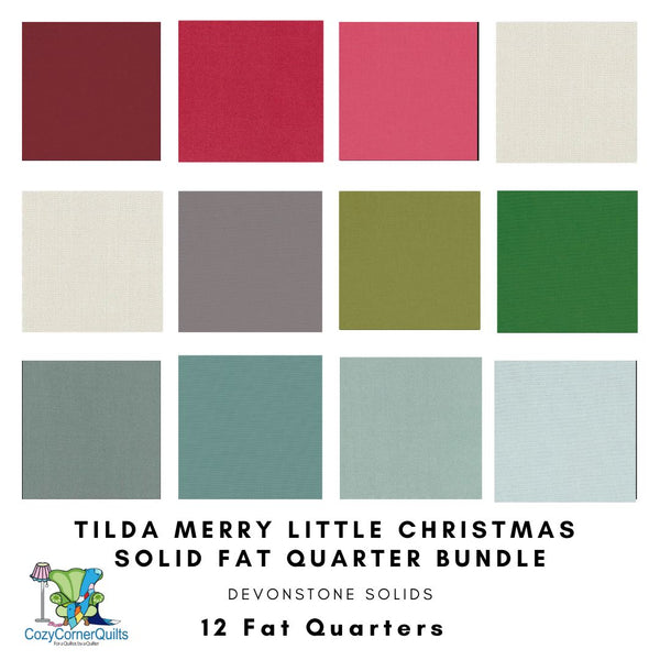 Merry Little Christmas Solids - Fat Quarter Bundle
