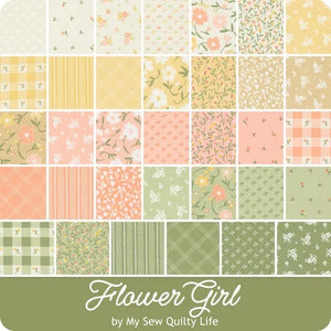 Flower Girl - 2.5 inch Jelly Roll - 40 pieces