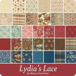Lydia's Lace - 2.5 inch Jelly Roll - 40 pieces