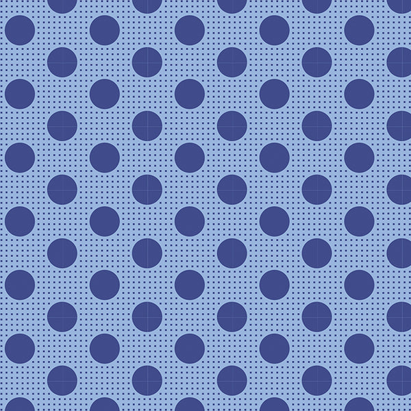 Tilda Dots - Denim Blue