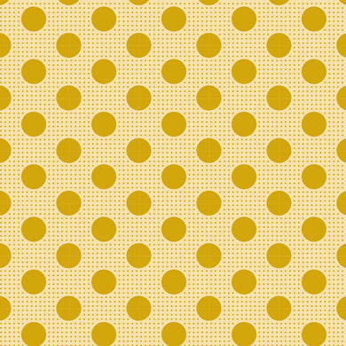 Tilda Dots - Flaxen Yellow