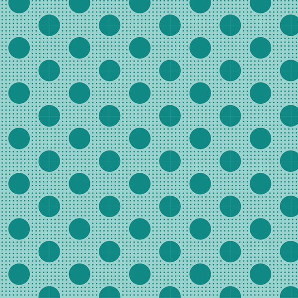 Tilda Dots - Dark Teal