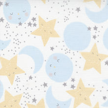 Load image into Gallery viewer, D is for Dream - Stars &amp; Moons - White