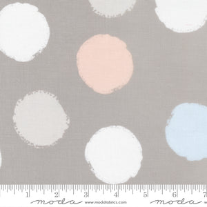 D is for Dream - Large Dots - Grey