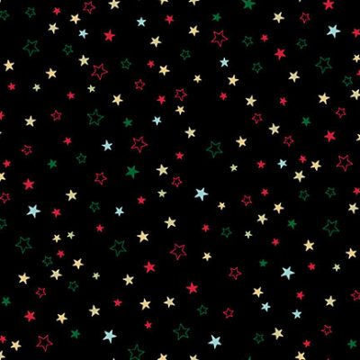 Cosy Home Christmas - Cosy Stars in Black