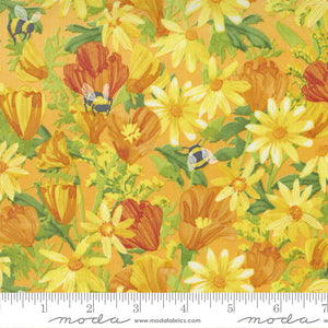 Wild Blossoms - Large Floral - Honeycomb