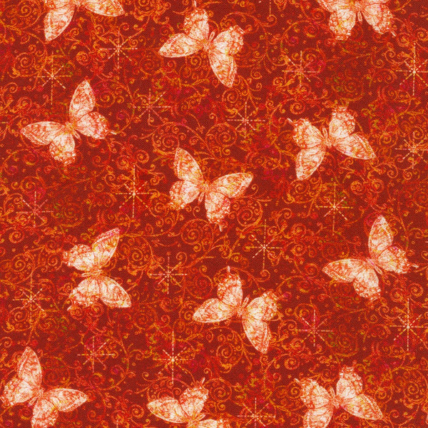 Secret Garden - Butterflies - Red