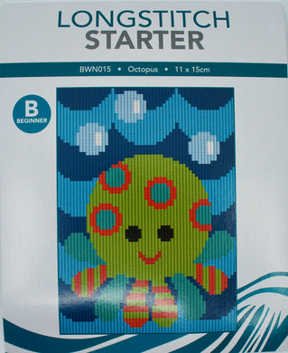 Create Handmade Starter Long-Stitch Kit - Octopus