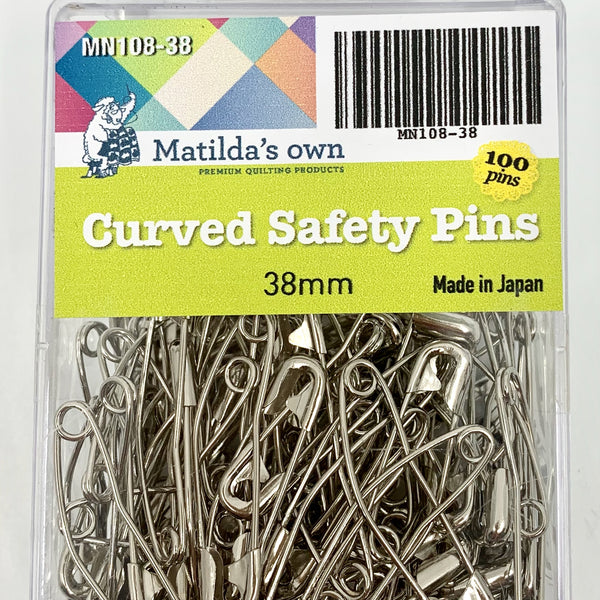 Matilda's Own Curved Safety Pins - 38mm