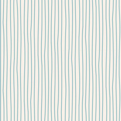 Tilda Basics - Pen Stripe - Light Blue