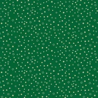 Santa's Christmas - Stars in Green