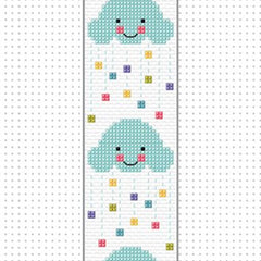 Create Handmade Bookmark - Clouds