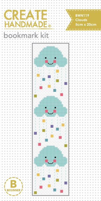 Create Handmade Bookmark - Clouds