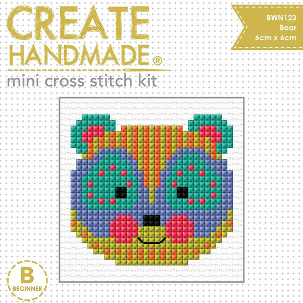 Create Handmade Mini Cross Stitch Kit - Panda