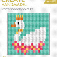 Create Handmade Starter Needlepoint Kit - Swan