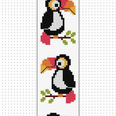 Create Handmade Bookmark - Toucan