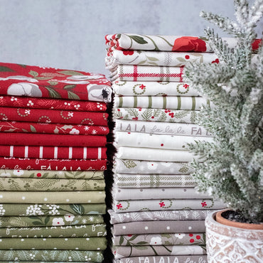 Christmas Eve collection of quilting fabrics from Lella Boutique for Moda