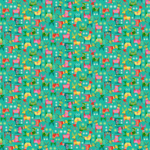 Christmas Brights - Rudolph Teal