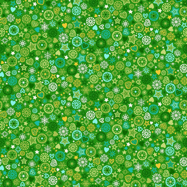 Christmas Brights - Merry Motifs Green