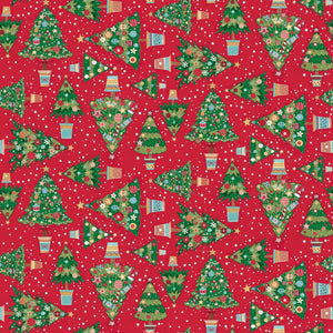 Christmas Wishes - Christmas Tree Red