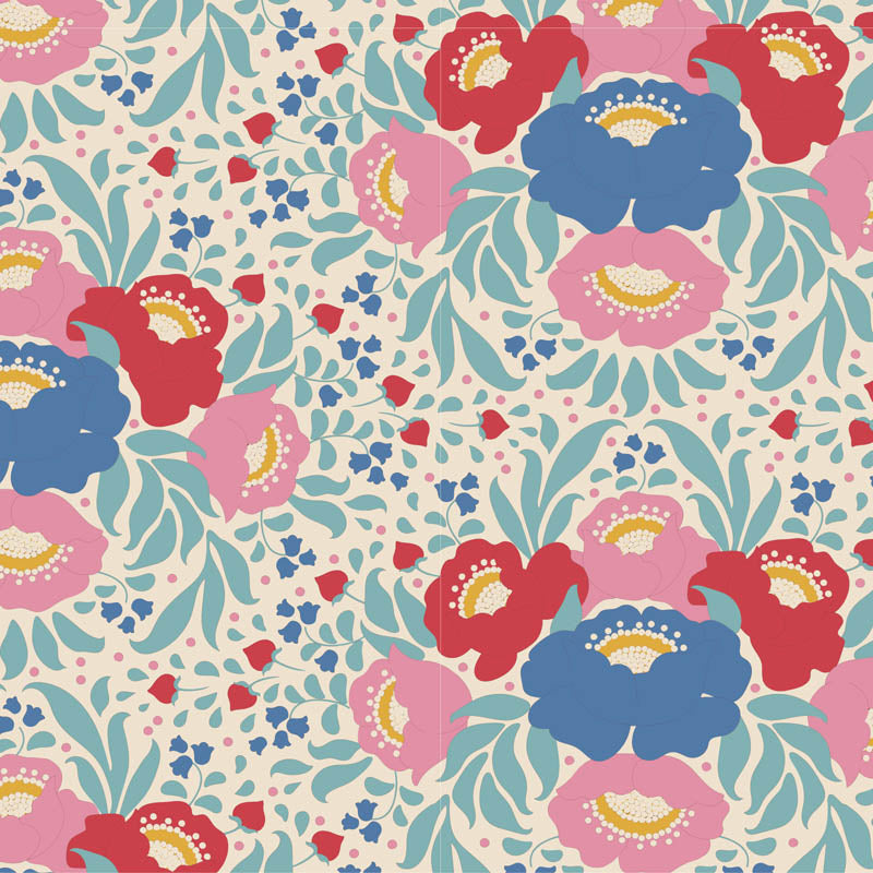 Jubilee - Autumn Bouquet Teal