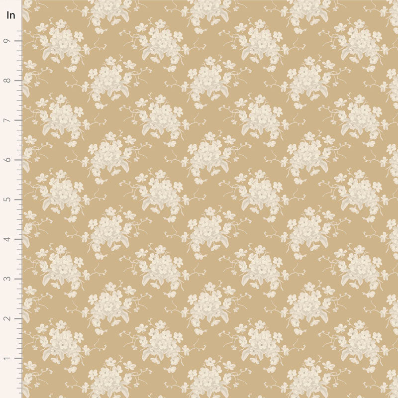 Sunday Brunch - White Flower- Sand