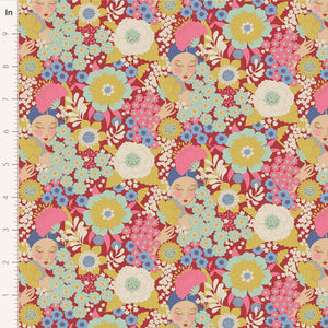 Wallflower - Burgundy