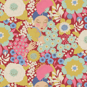 Wallflower - Burgundy