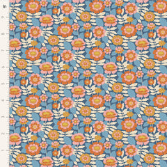Wallflower - Beverly - Blue
